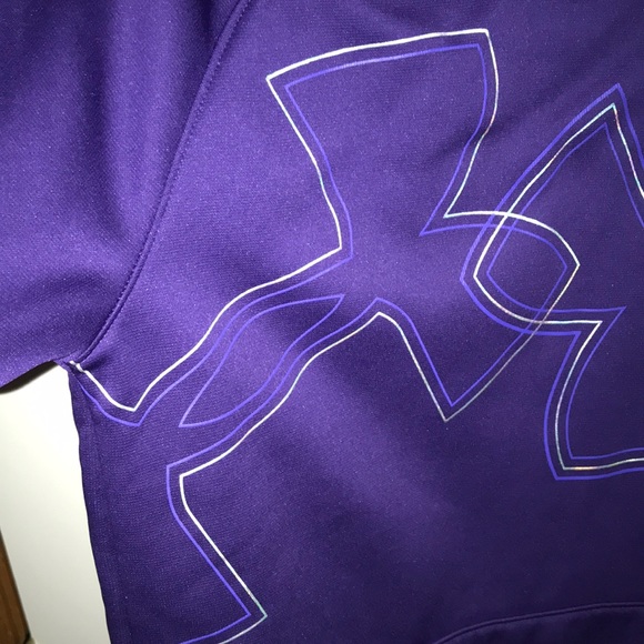 Girls purple under armor hoodie - Picture 3 of 5
